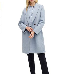 NWT J.Crew Daphne Boiled Wool Topcoat